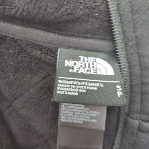 North Face Caroluna Quilted Fleece Lined Jacket size small women's  black warm - Picture 5 of 12